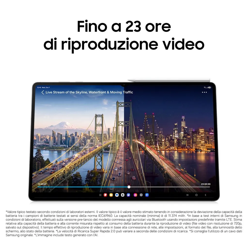 GALAXY TAB S12 ULTRA 5G 14.6 12+512GB GRAY - immagine 5
