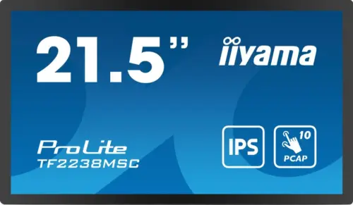 21,5 touch 1920x1080, IPS DP HDMI 525cd/m²