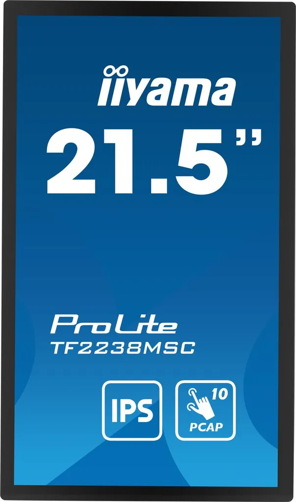 21,5 touch 1920x1080, IPS DP HDMI 525cd/m² - immagine 2