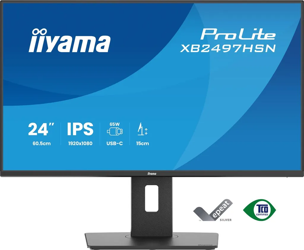 24 IPS 1920x1080,USB-C,HDMI,DP,MULTIMED - immagine 2