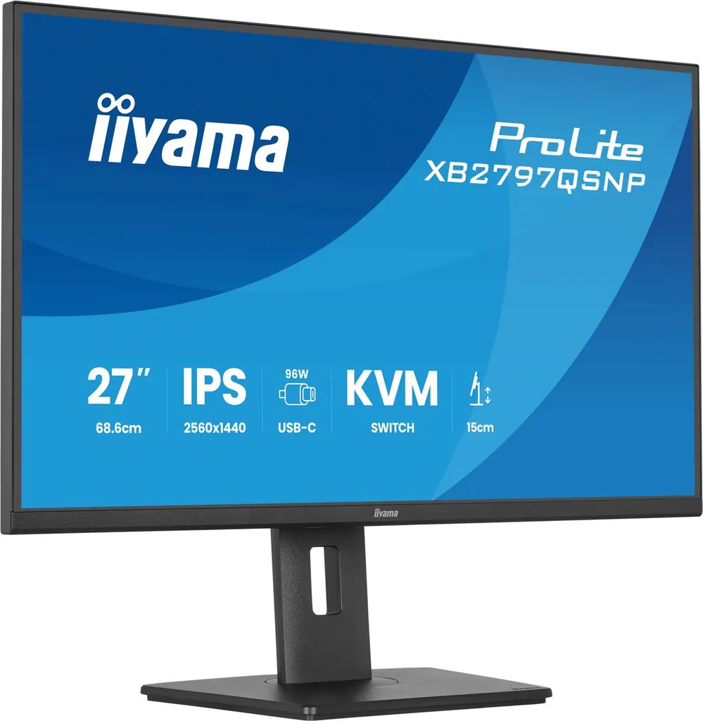 27 IPS-panel, 2560x1440 USB-C, KVM, HDMI DP - immagine 5