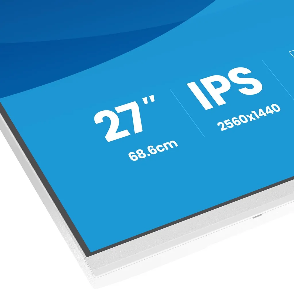 27 WHITE IPS 2560x1440 2xHDMI DP HUB USB MULTIMED - immagine 16