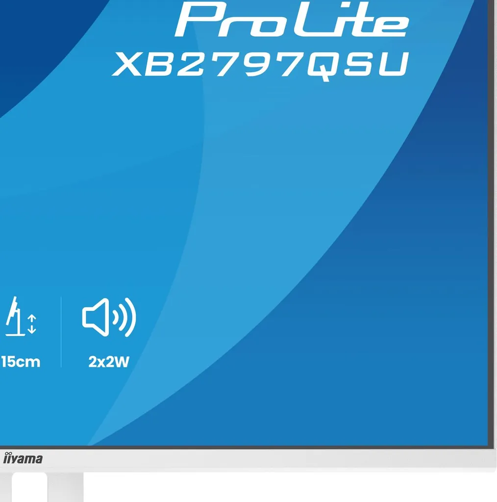 27 WHITE IPS 2560x1440 2xHDMI DP HUB USB MULTIMED - immagine 17