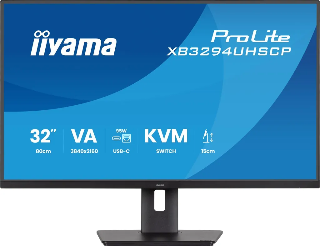 32 VA-panel, 3840x2160 DisplayPort, 2x HDMI, USB - immagine 2