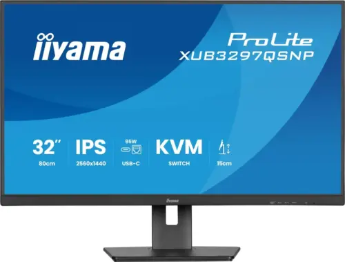 32  IPS-panel, 2560x1440, 350cd/m², USB-C Dock