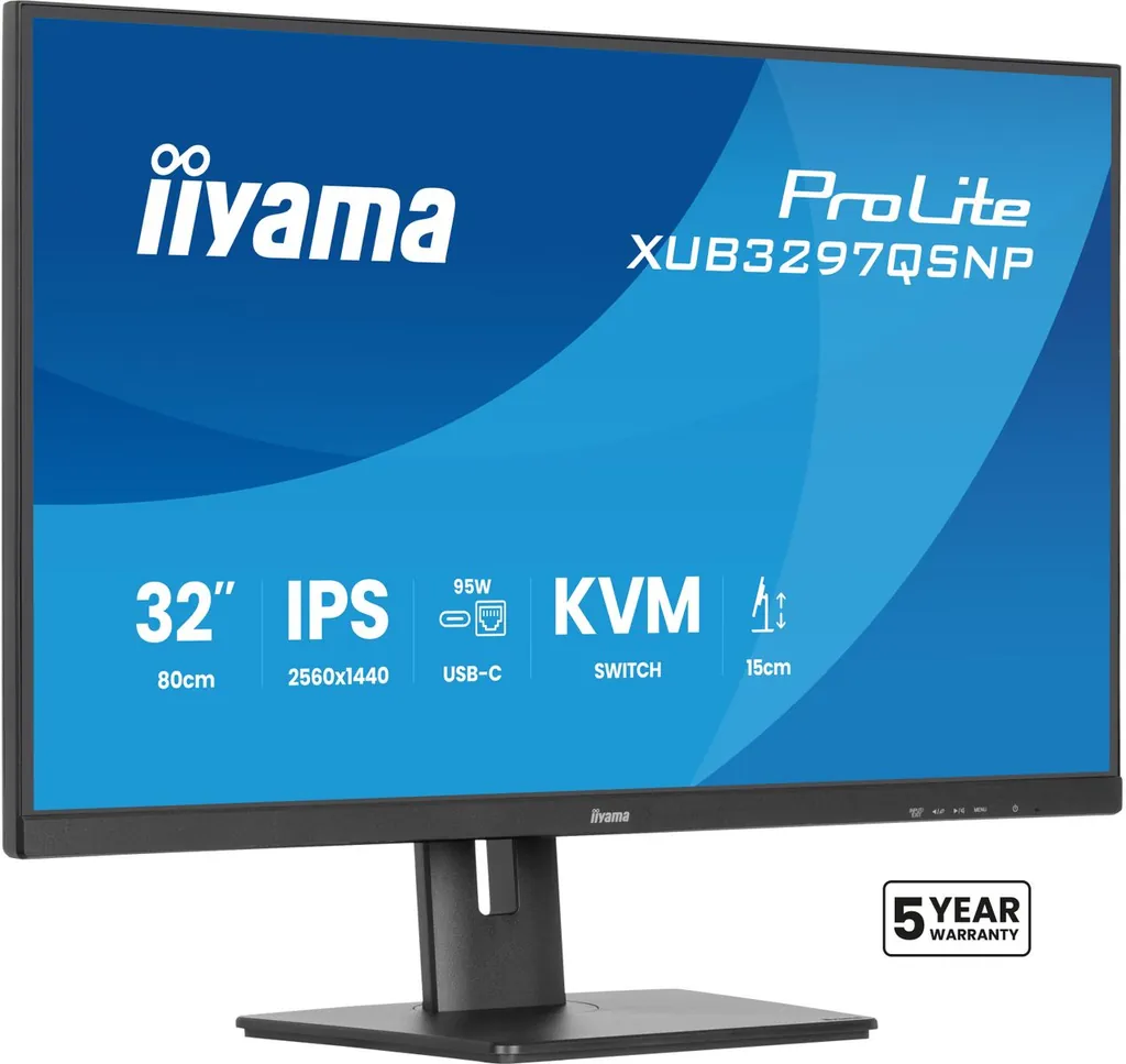 32 IPS-panel, 2560x1440, 350cd/m², USB-C Dock - immagine 10